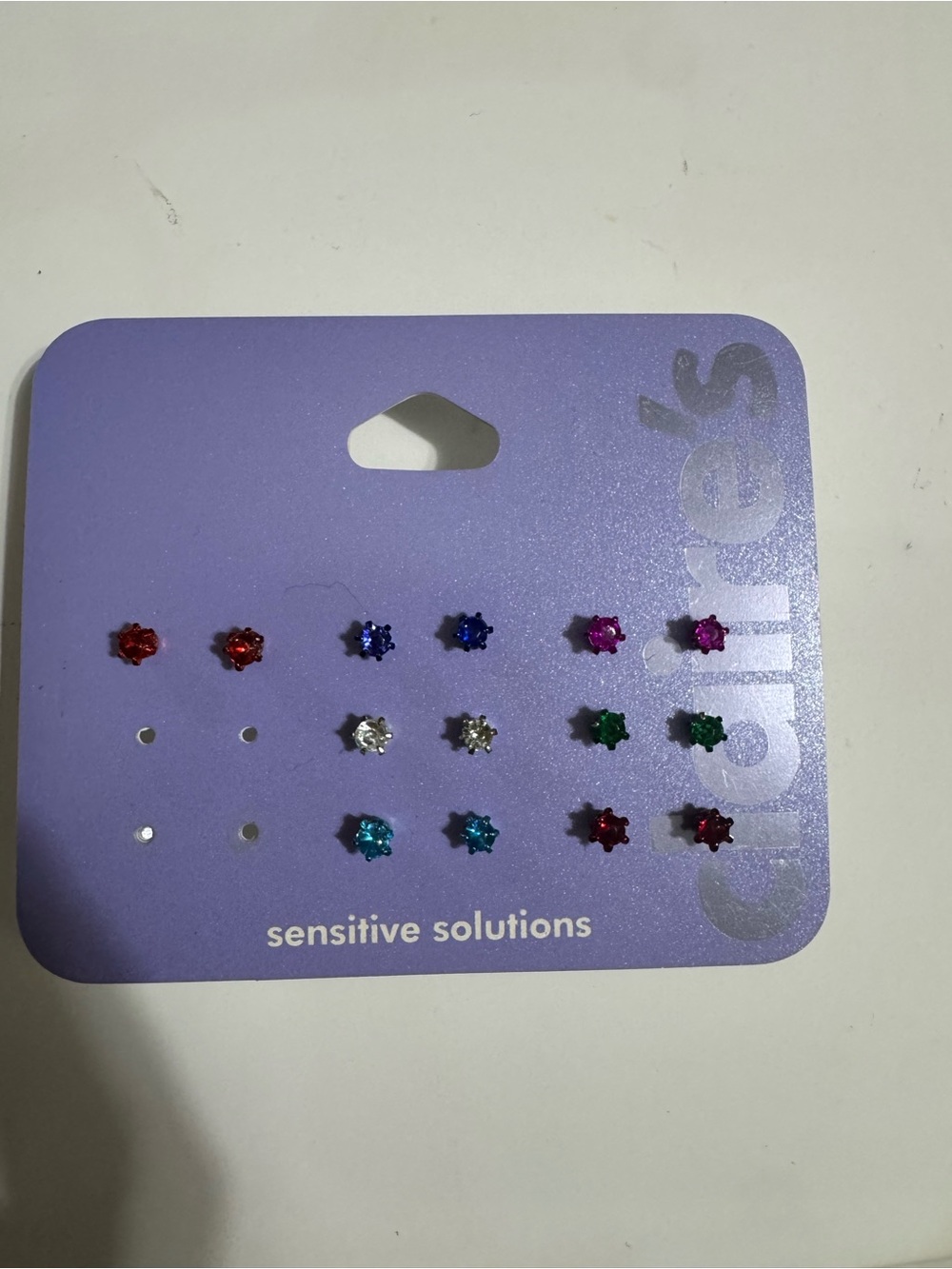 Claire's Sparkling Multicolor Flower Stud Earring Set